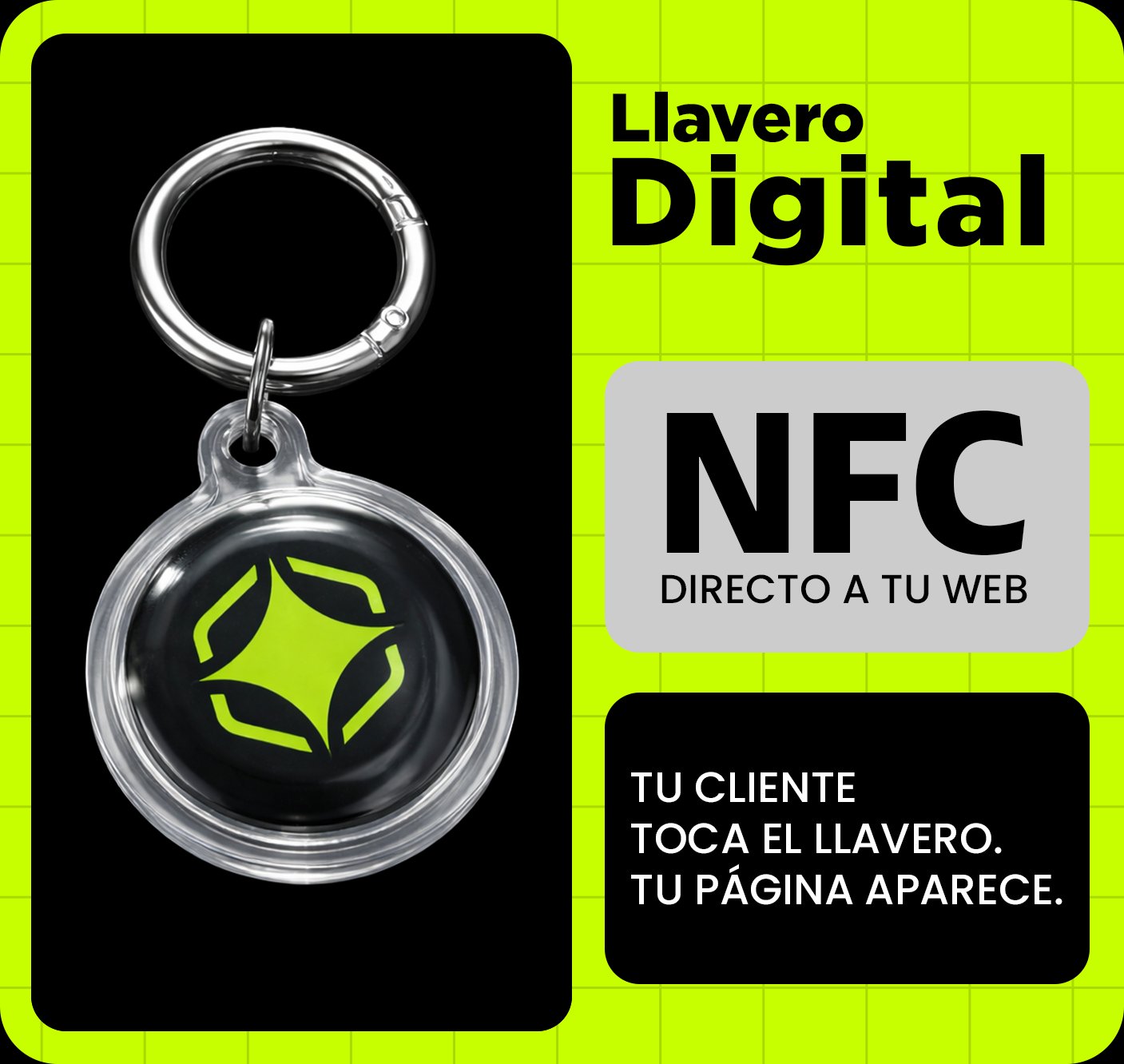 Llavero Digital NFC personalizado Puerto Rico